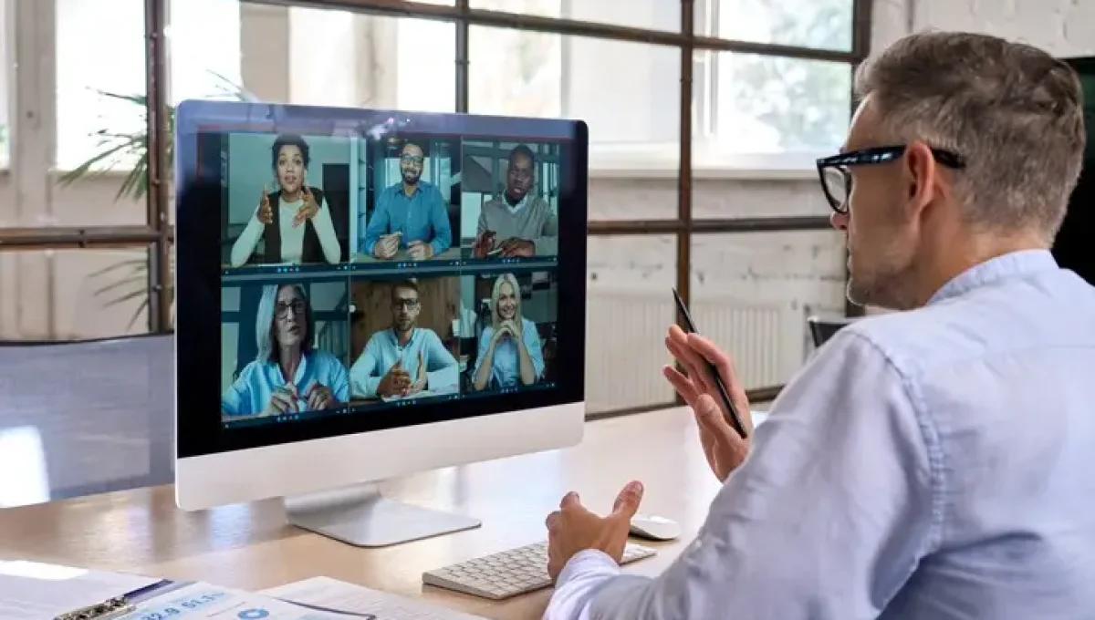 Remote team management framework showing communication layers, performance tracking, and collaboration tools for distributed teams in 2026